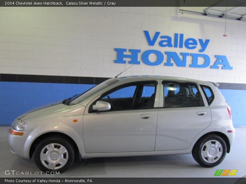 Galaxy Silver Metallic / Gray 2004 Chevrolet Aveo Hatchback