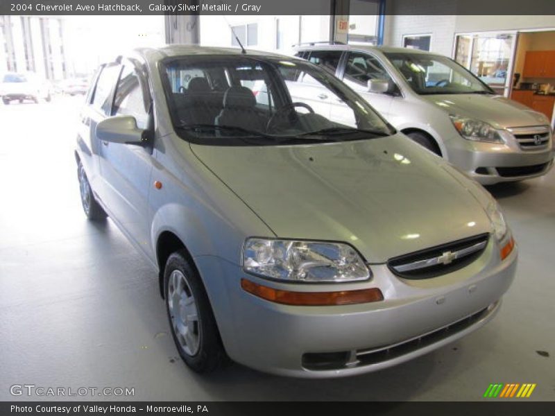 Galaxy Silver Metallic / Gray 2004 Chevrolet Aveo Hatchback