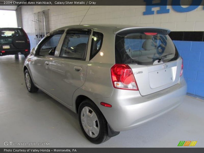 Galaxy Silver Metallic / Gray 2004 Chevrolet Aveo Hatchback