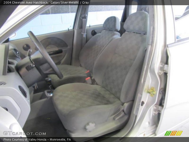 Galaxy Silver Metallic / Gray 2004 Chevrolet Aveo Hatchback