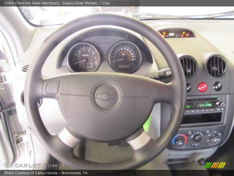 Galaxy Silver Metallic / Gray 2004 Chevrolet Aveo Hatchback