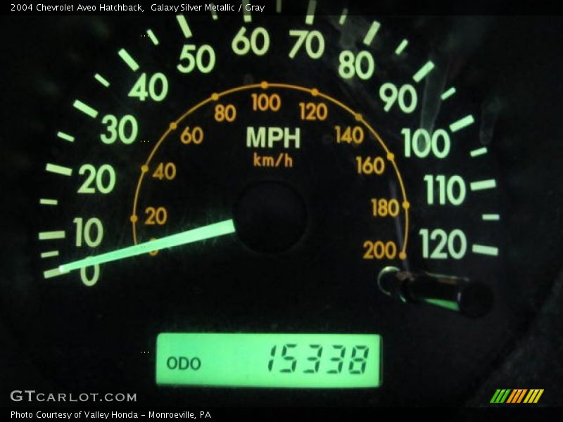 Galaxy Silver Metallic / Gray 2004 Chevrolet Aveo Hatchback