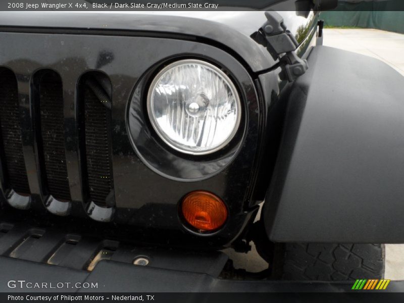 Black / Dark Slate Gray/Medium Slate Gray 2008 Jeep Wrangler X 4x4