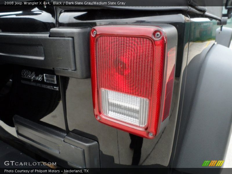 Black / Dark Slate Gray/Medium Slate Gray 2008 Jeep Wrangler X 4x4