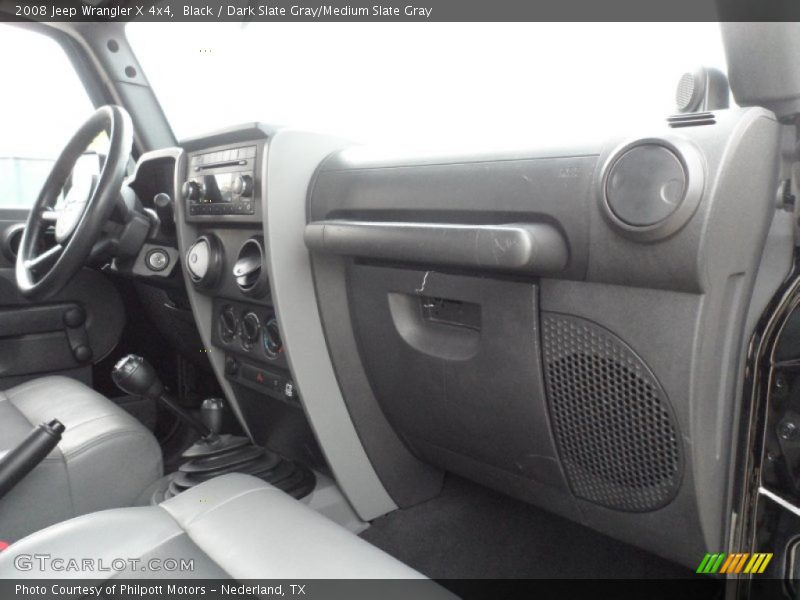 Black / Dark Slate Gray/Medium Slate Gray 2008 Jeep Wrangler X 4x4