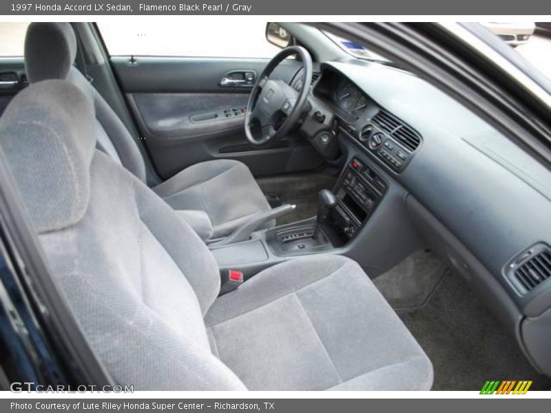 Flamenco Black Pearl / Gray 1997 Honda Accord LX Sedan