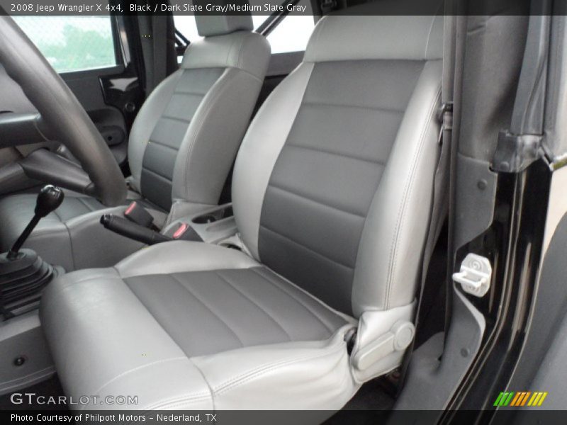 Black / Dark Slate Gray/Medium Slate Gray 2008 Jeep Wrangler X 4x4