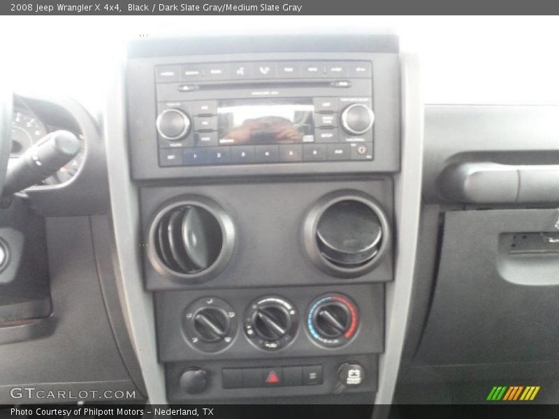 Black / Dark Slate Gray/Medium Slate Gray 2008 Jeep Wrangler X 4x4