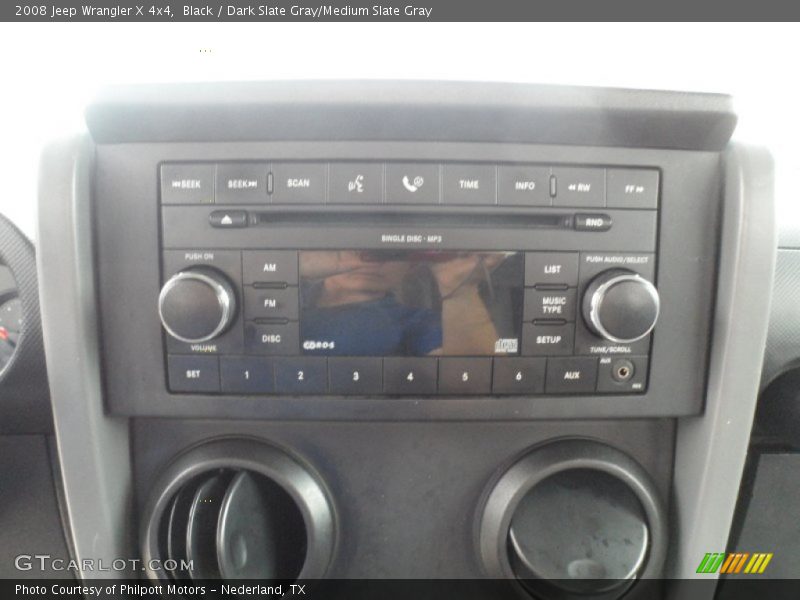 Black / Dark Slate Gray/Medium Slate Gray 2008 Jeep Wrangler X 4x4