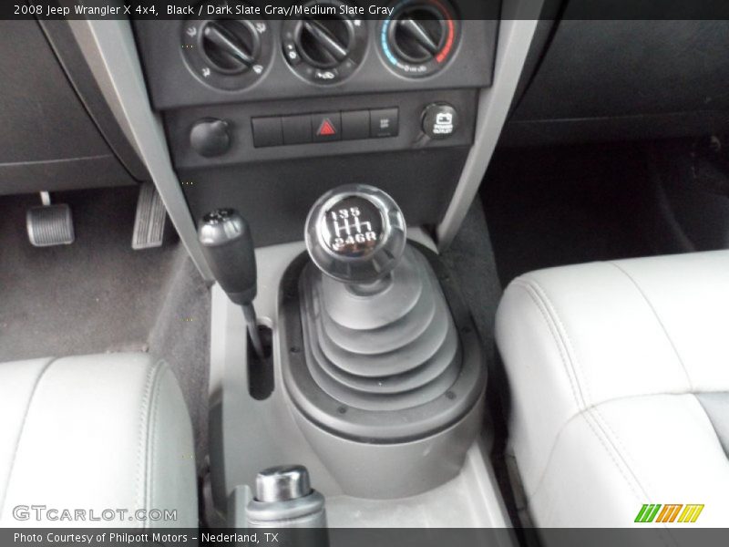 Black / Dark Slate Gray/Medium Slate Gray 2008 Jeep Wrangler X 4x4