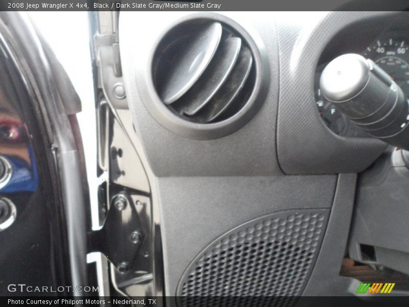 Black / Dark Slate Gray/Medium Slate Gray 2008 Jeep Wrangler X 4x4