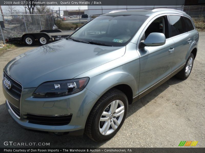 Quartz Grey Metallic / Black 2009 Audi Q7 3.6 Premium quattro