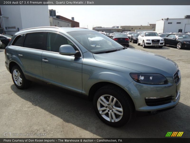 Quartz Grey Metallic / Black 2009 Audi Q7 3.6 Premium quattro