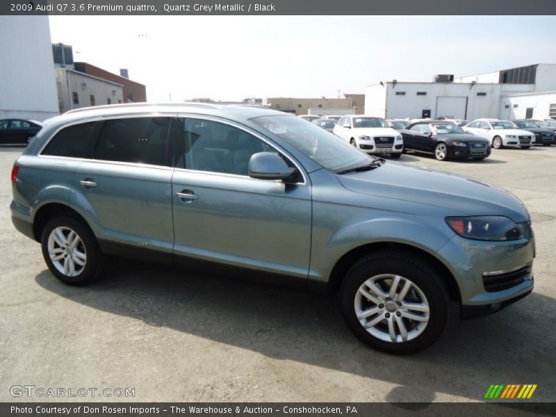 Quartz Grey Metallic / Black 2009 Audi Q7 3.6 Premium quattro