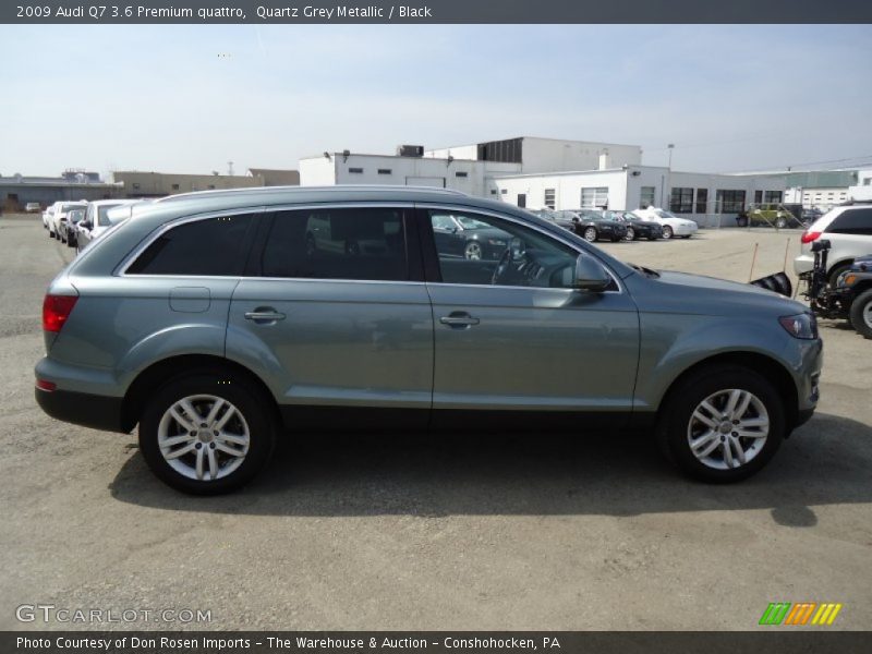 Quartz Grey Metallic / Black 2009 Audi Q7 3.6 Premium quattro