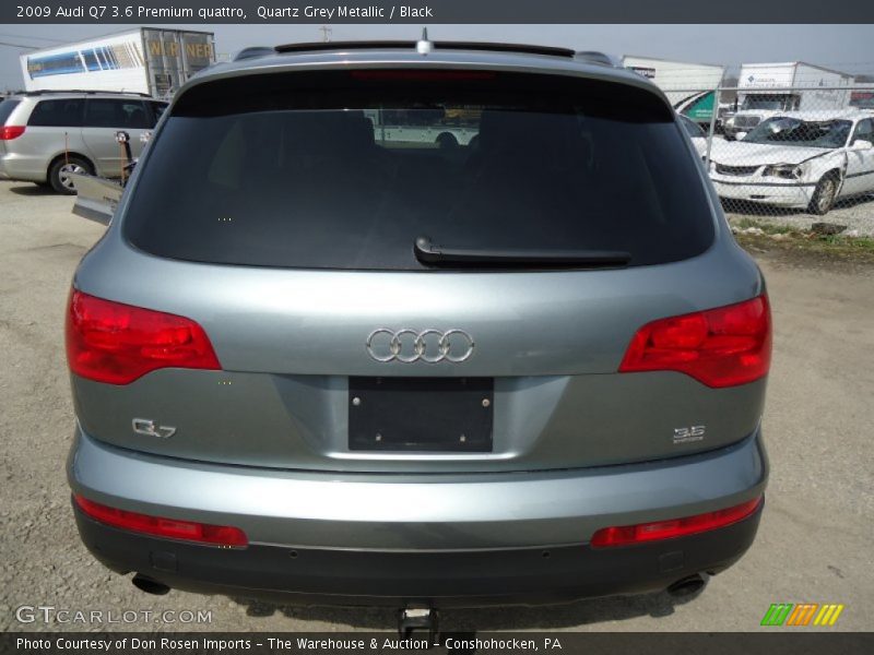Quartz Grey Metallic / Black 2009 Audi Q7 3.6 Premium quattro