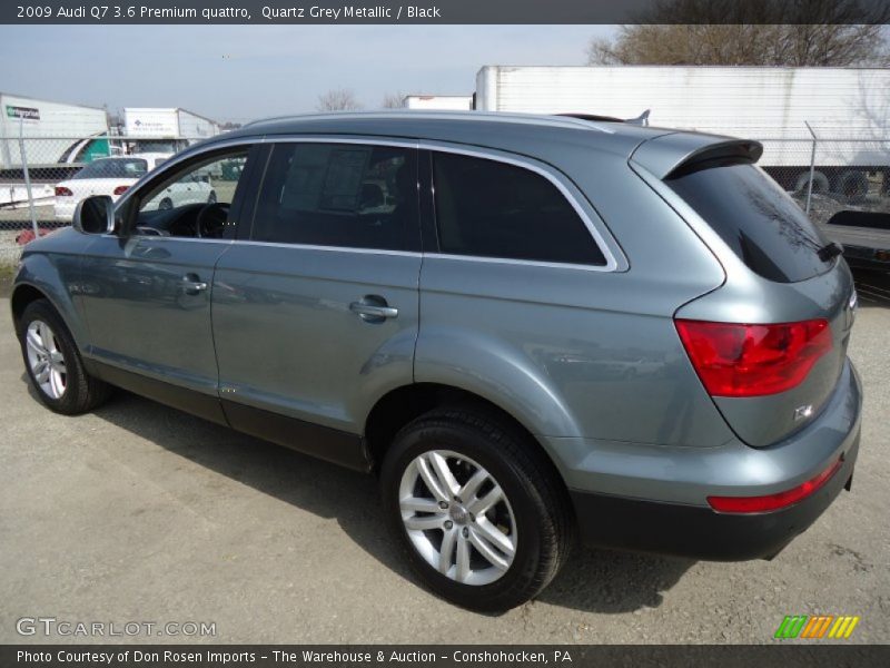 Quartz Grey Metallic / Black 2009 Audi Q7 3.6 Premium quattro