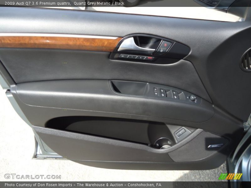 Quartz Grey Metallic / Black 2009 Audi Q7 3.6 Premium quattro