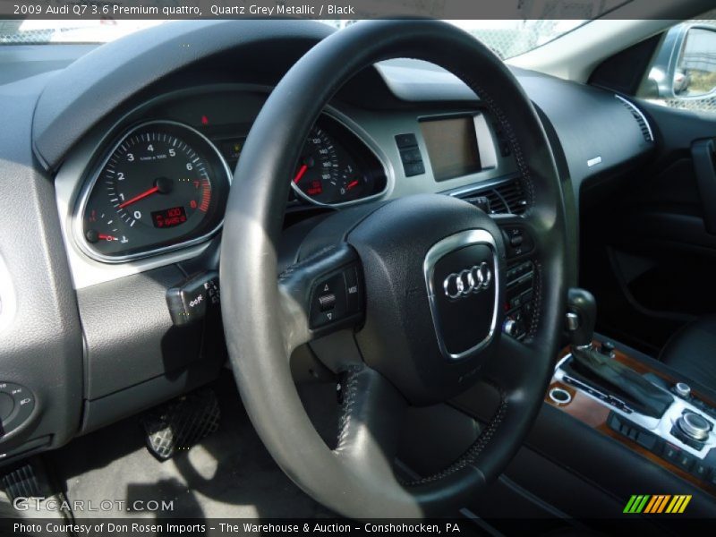Quartz Grey Metallic / Black 2009 Audi Q7 3.6 Premium quattro