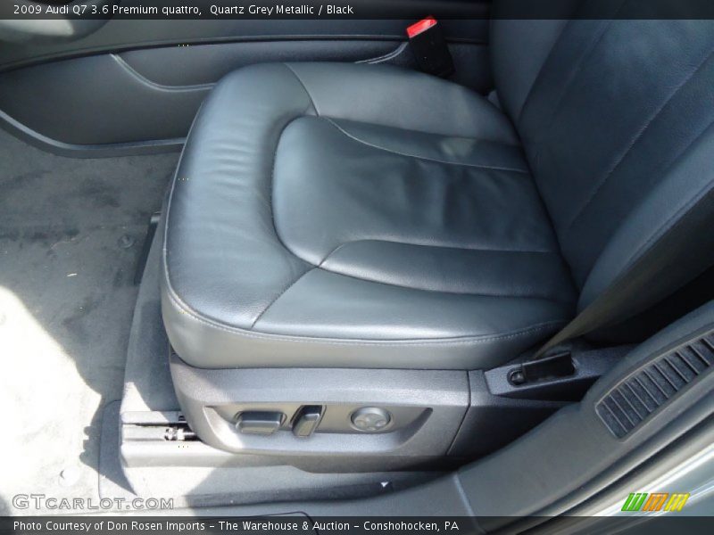 Quartz Grey Metallic / Black 2009 Audi Q7 3.6 Premium quattro