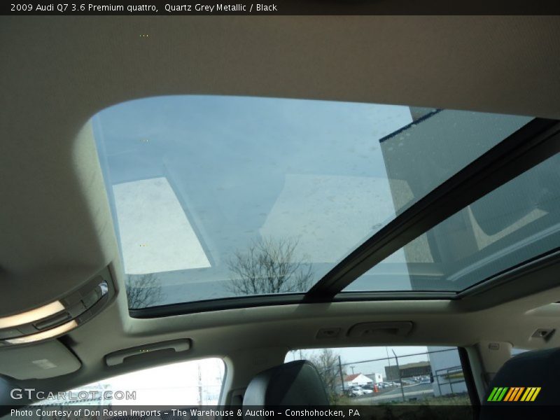 Quartz Grey Metallic / Black 2009 Audi Q7 3.6 Premium quattro