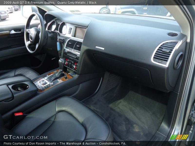 Quartz Grey Metallic / Black 2009 Audi Q7 3.6 Premium quattro