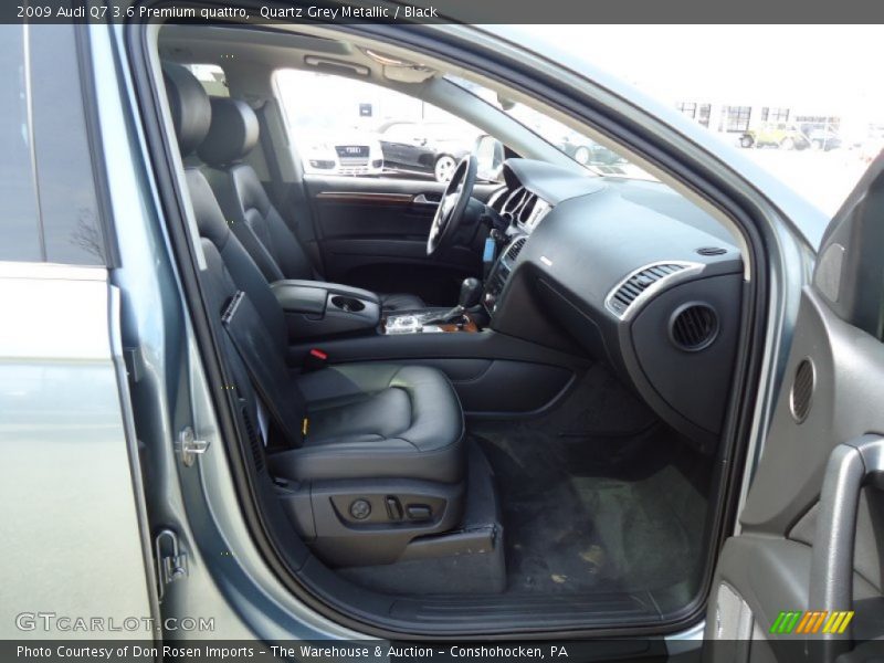Quartz Grey Metallic / Black 2009 Audi Q7 3.6 Premium quattro