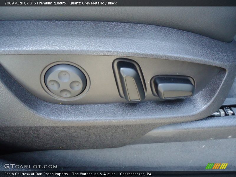 Quartz Grey Metallic / Black 2009 Audi Q7 3.6 Premium quattro