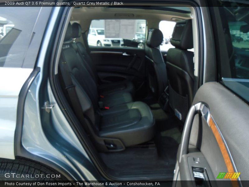Quartz Grey Metallic / Black 2009 Audi Q7 3.6 Premium quattro