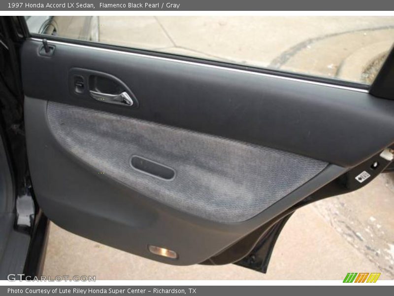 Flamenco Black Pearl / Gray 1997 Honda Accord LX Sedan