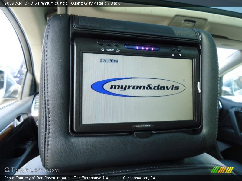 Quartz Grey Metallic / Black 2009 Audi Q7 3.6 Premium quattro