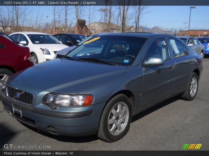 Carbon Grey Metallic / Graphite 2002 Volvo S60 2.4T AWD