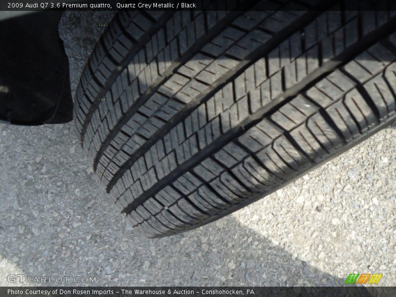 Quartz Grey Metallic / Black 2009 Audi Q7 3.6 Premium quattro