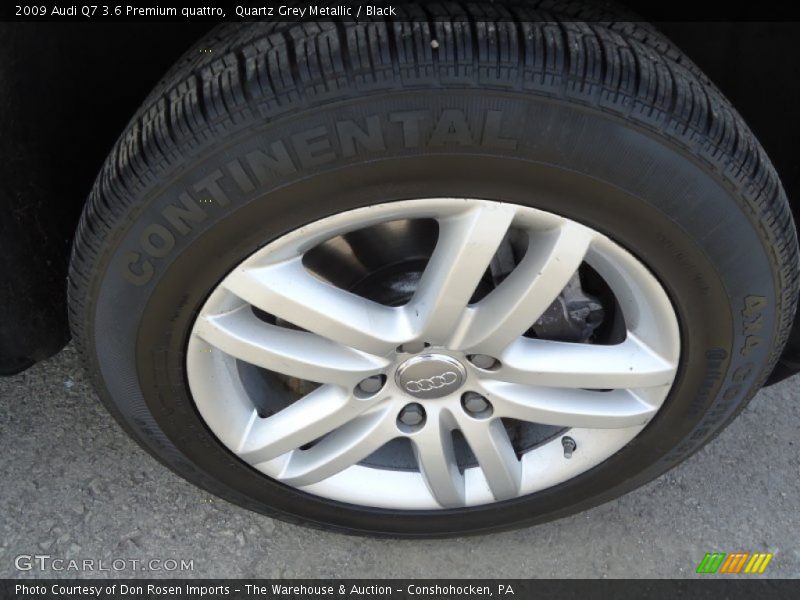 Quartz Grey Metallic / Black 2009 Audi Q7 3.6 Premium quattro