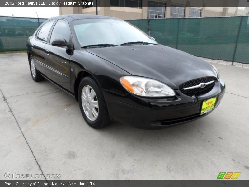 Black / Medium Graphite 2003 Ford Taurus SEL