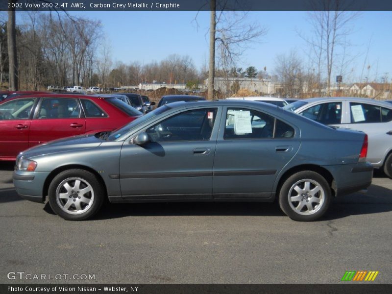 Carbon Grey Metallic / Graphite 2002 Volvo S60 2.4T AWD