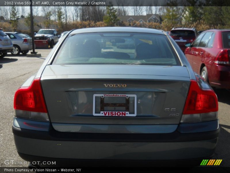 Carbon Grey Metallic / Graphite 2002 Volvo S60 2.4T AWD