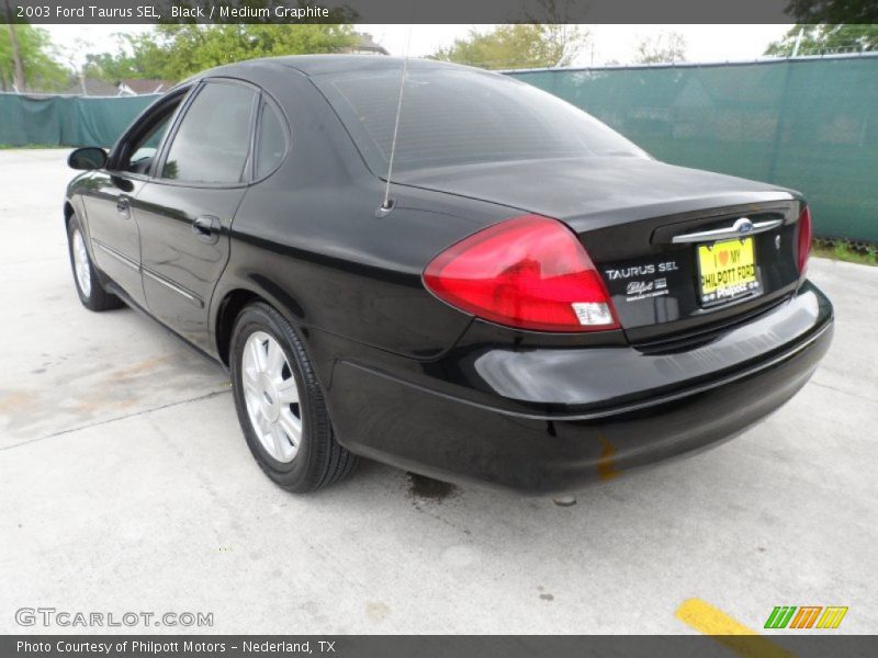 Black / Medium Graphite 2003 Ford Taurus SEL