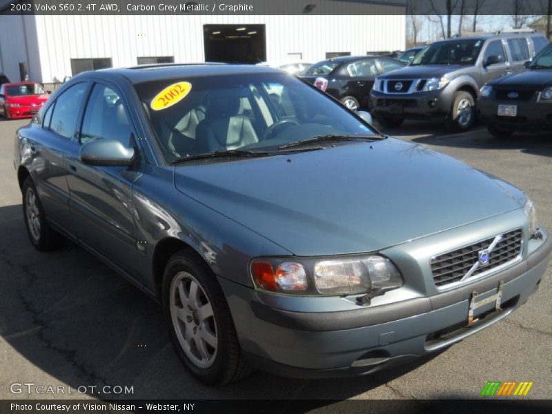 Carbon Grey Metallic / Graphite 2002 Volvo S60 2.4T AWD
