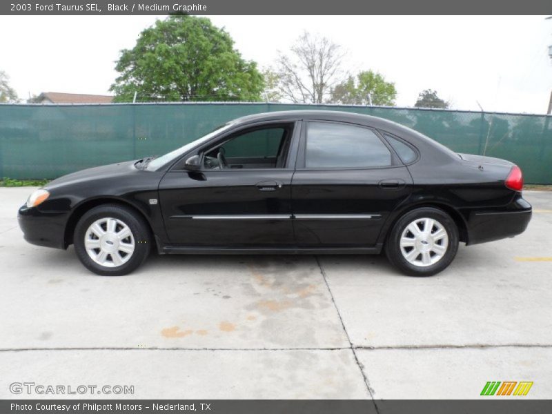 Black / Medium Graphite 2003 Ford Taurus SEL