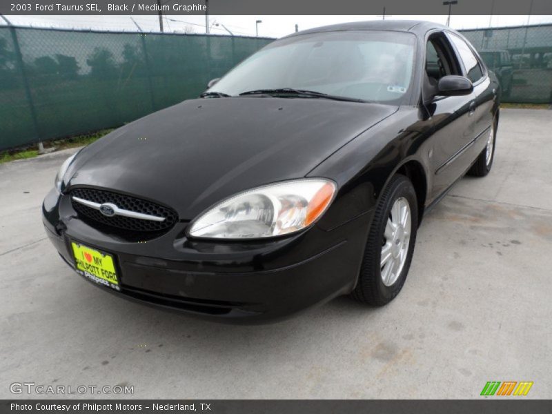 Black / Medium Graphite 2003 Ford Taurus SEL