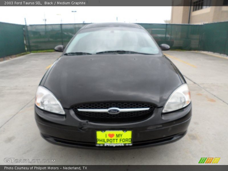 Black / Medium Graphite 2003 Ford Taurus SEL