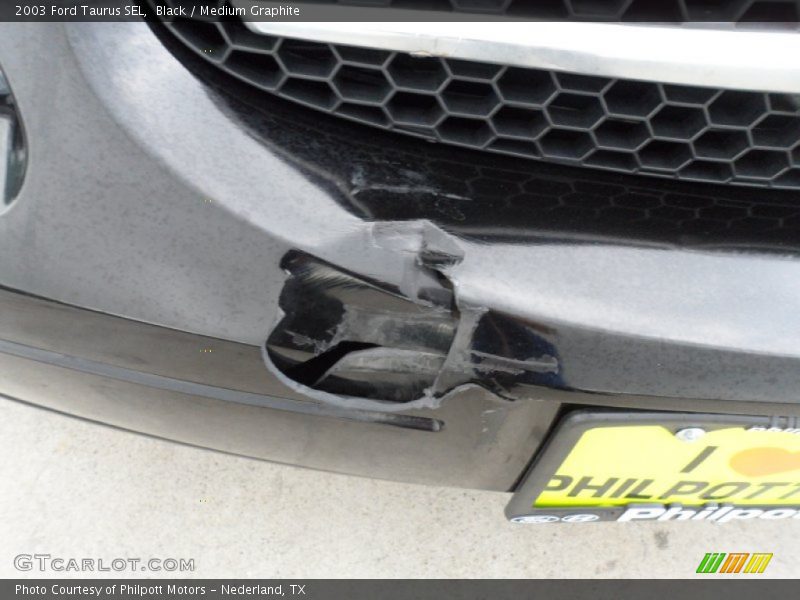 Black / Medium Graphite 2003 Ford Taurus SEL