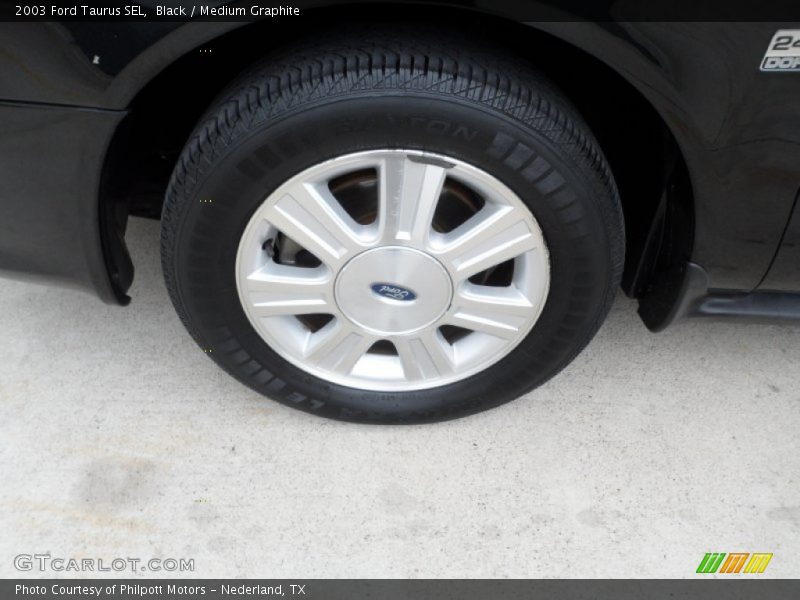 Black / Medium Graphite 2003 Ford Taurus SEL