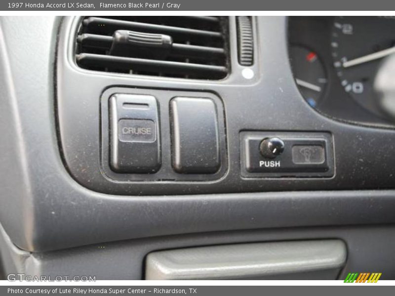 Flamenco Black Pearl / Gray 1997 Honda Accord LX Sedan
