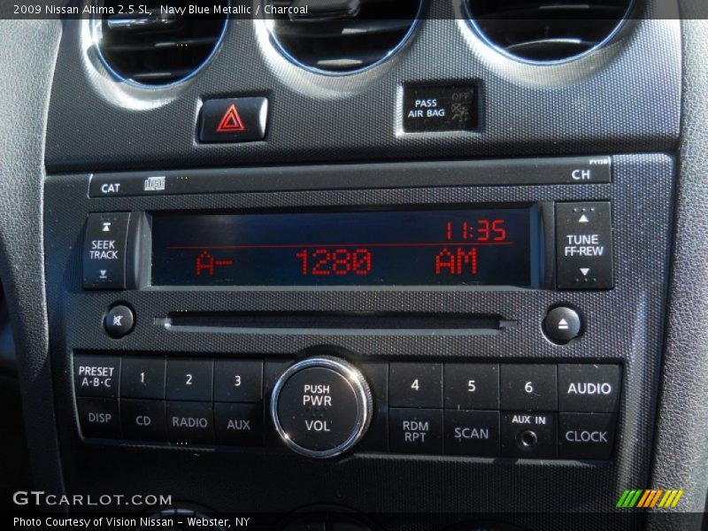 Navy Blue Metallic / Charcoal 2009 Nissan Altima 2.5 SL