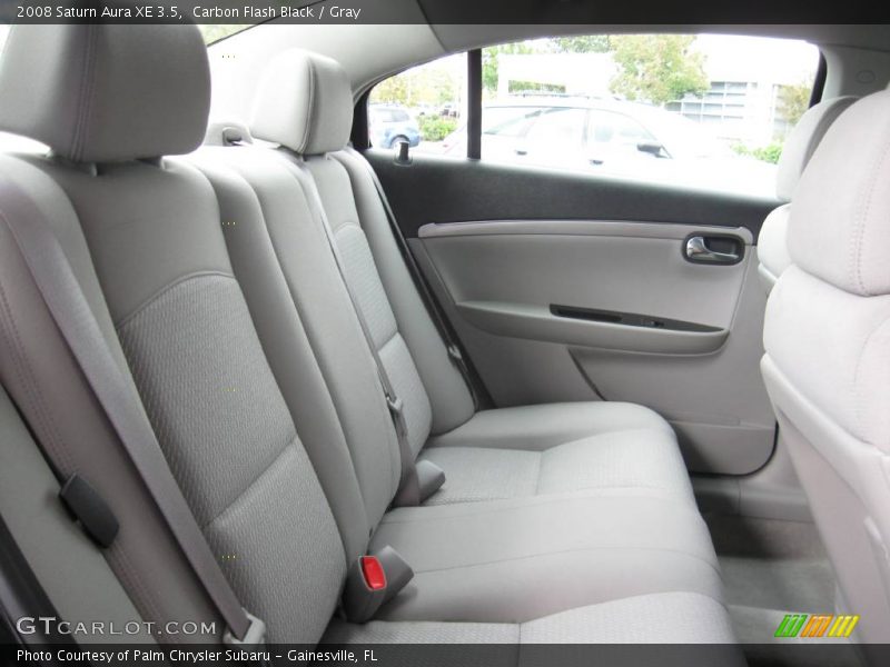 Carbon Flash Black / Gray 2008 Saturn Aura XE 3.5