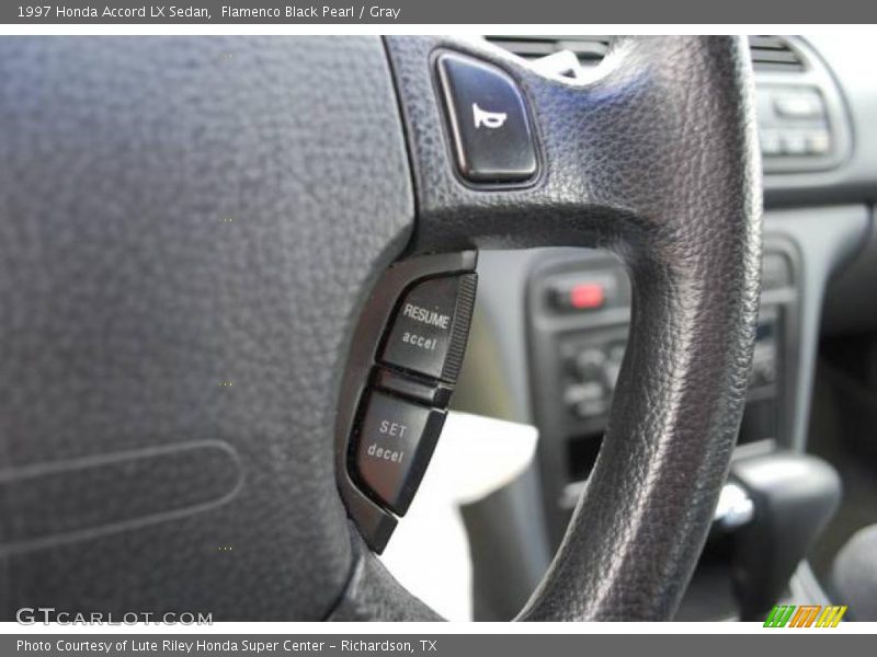 Flamenco Black Pearl / Gray 1997 Honda Accord LX Sedan