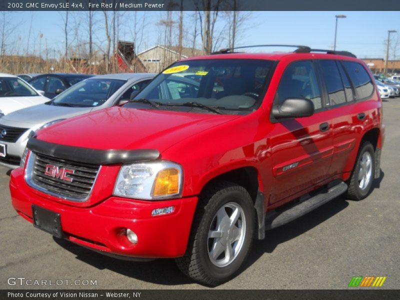 Fire Red / Medium Pewter 2002 GMC Envoy SLE 4x4