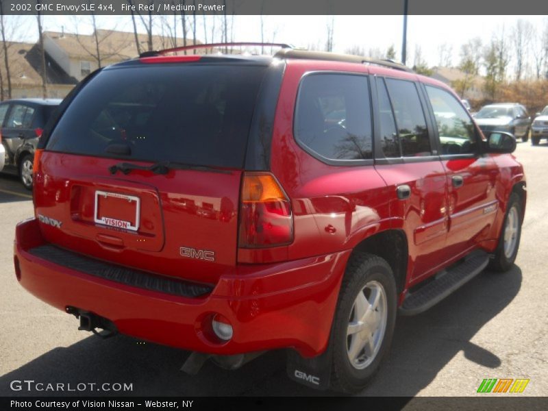 Fire Red / Medium Pewter 2002 GMC Envoy SLE 4x4